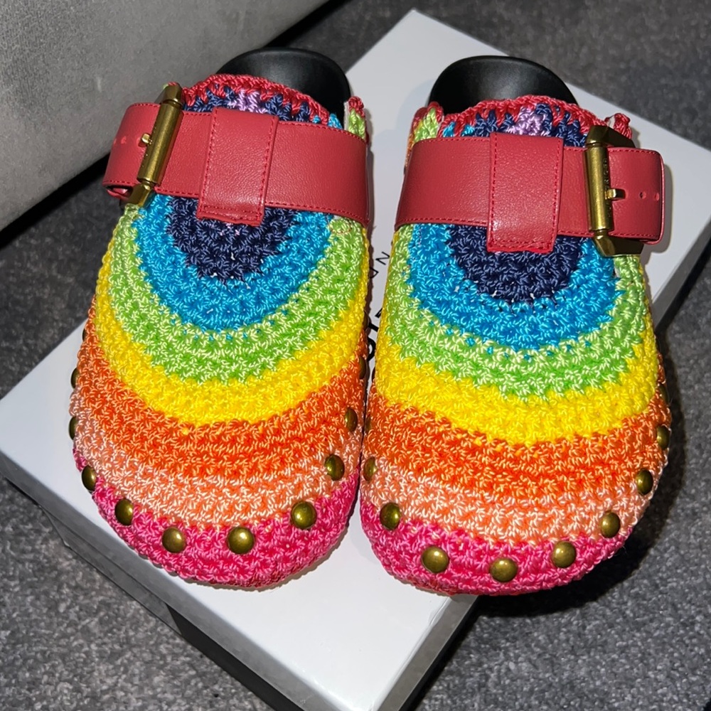 BNIBNW Kurt Geiger crochet Ozark Clogs/flats